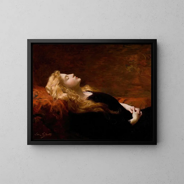 Le Repos - Victor Gabriel Gilbert — oprawiony obraz na ścianie