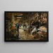 Le marché parisien - Victor Gabriel Gilbert — oprawiony obraz na ścianie