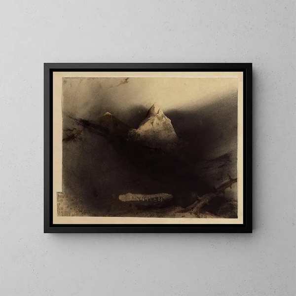 Le Mythe - Victor Hugo — oprawiony obraz na ścianie