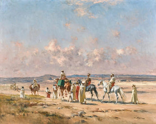 Victor Huguet - A caravan crossing the desert.webp