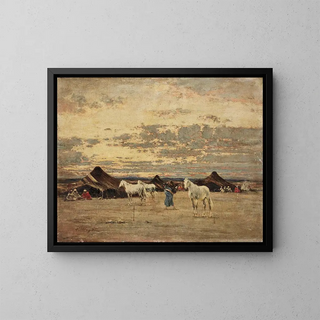 Victor Huguet - Settlement At Dawn.webp