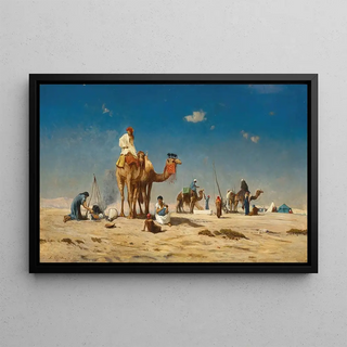Victor Huguet - Travellers in the desert.webp