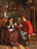 L'heure du thé dans l'atelier des artistes - Victor de Bornschlegel — widok dzieła