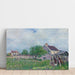 Reprodukcja obrazu Stara Chata na Sablons - Alfred Sisley