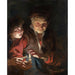 Reprodukcja obrazu Starsza kobieta i chłopiec z świecami - Peter Paul Rubens