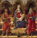Matka Boska z Dzieciątkiem z dwoma świętymi Janami - Sandro Botticelli — widok dzieła