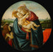 Pusty i Dzieciątka z Świętym Janem Chrzcicielem - Sandro Botticelli — widok dzieła