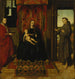 Pusty i Dzieciątka z świętymi Jerzym i Franciszkiem - Petrus Christus — widok dzieła