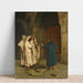 Reprodukcja obrazu Stary Żyd z trzema Arabami - Jean-Léon Gérôme