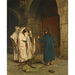 Reprodukcja obrazu Stary Żyd z trzema Arabami - Jean-Léon Gérôme