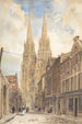 Widok na Bayeux – Thomas Shotter Boys (1832) — widok dzieła