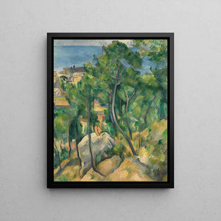 Widok na morze L'Estaque Paula Cézanne'a