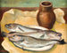 Martwa natura z rybami - Viktor Planckh — widok dzieła