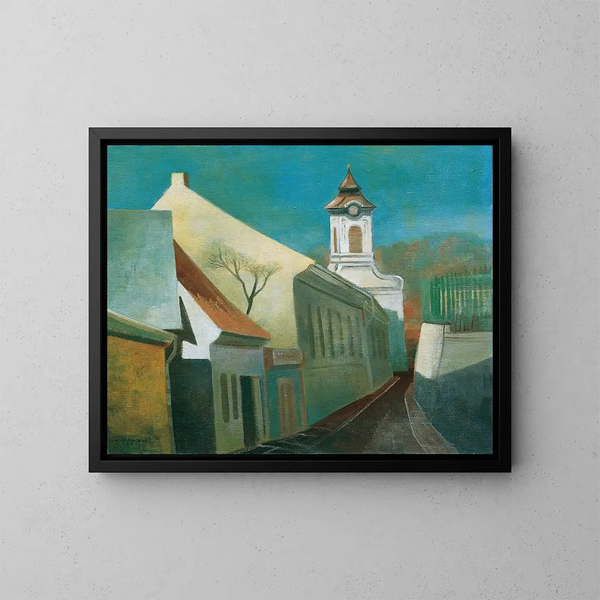 Rue à Ptzleinsdorf - Viktor Planckh — oprawiony obraz na ścianie