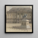 Place Amalienborg w Kopenhadze - Vilhelm Hammershøi — oprawiony obraz na ścianie