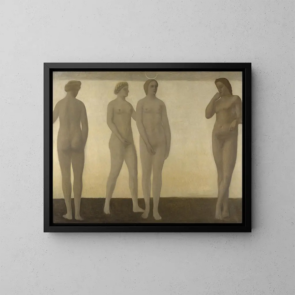 Artémis - Vilhelm Hammershøi — oprawiony obraz na ścianie