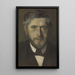 Jens Ferdinand Willumsen, szkic do pięciu portretów - Vilhelm Hammershøi — oprawiony obraz na ścianie