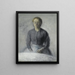 Portret Idy - Vilhelm Hammershøi — oprawiony obraz na ścianie