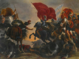 Vincent Adriaenssen Leckerbetien - Cavalry battle scene.webp