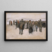 Plaża w Scheveningen - Vincent van Gogh — oprawiony obraz na ścianie