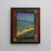 Most pod deszczem po Hiroshige - Vincent van Gogh — oprawiony obraz na ścianie