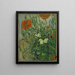 Motyle i maki - Vincent van Gogh — oprawiony obraz na ścianie