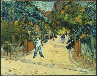 Vincent van Gogh - Entrance to the Public Gardens in Arle.webp