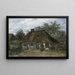 Ferme à Nuenen - Vincent van Gogh — oprawiony obraz na ścianie