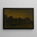 Wiejska wieś o zmierzchu - Vincent van Gogh — oprawiony obraz na ścianie