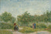 Ogród na Montmartre z zakochanymi - Vincent van Gogh — widok dzieła