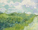 Zielenaste pola pszenicy w Auvers - Vincent van Gogh — widok dzieła