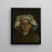 Tête de femme 3 - Vincent van Gogh — oprawiony obraz na ścianie