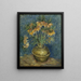 Fritillaires impériales w wazonie z miedzi - Vincent van Gogh — oprawiony obraz na ścianie