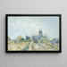 Moulins et jardins potagers à Montmartre - Vincent van Gogh — oprawiony obraz na ścianie