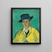 Portret Armanda Roulina (Konflikt o sprawę) - Vincent van Gogh — oprawiony obraz na ścianie