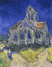 L'église d'Auvers-sur-Oise vue depuis le chevet - Vincent van Gogh — widok dzieła