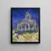 L'église d'Auvers-sur-Oise vue depuis le chevet - Vincent van Gogh — oprawiony obraz na ścianie