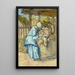 Le Tondeur de moutons - Vincent van Gogh — oprawiony obraz na ścianie