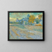 Widok na sanatorium i kaplicę Świętego Pawła w Mausole - Vincent van Gogh — oprawiony obraz na ścianie