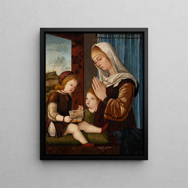 Vittore Carpaccio - Madonna and Child with the Infant St John.webp