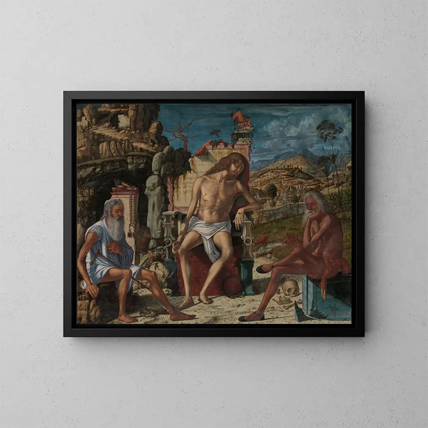 La Méditation sur la Passion - Vittore Carpaccio — oprawiony obraz na ścianie
