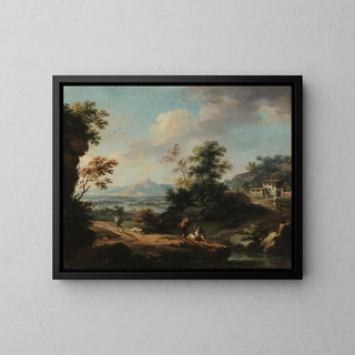 Vittorio Amedeo Cignaroli - Landscape with figures.webp