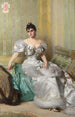 portret Corinna Salmon - Vittorio Matteo Corcos — widok dzieła