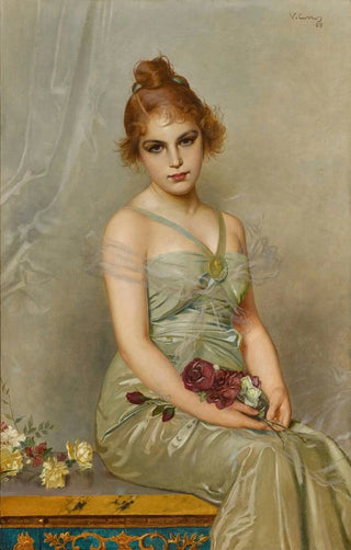 Vittorio Matteo Corcos - The Bouquet.webp
