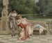 La flirtation - Vittorio Reggianini — widok dzieła
