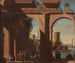 Arcade dorique avec la Torre di S Vincenzo - Viviano Codazzi — widok dzieła