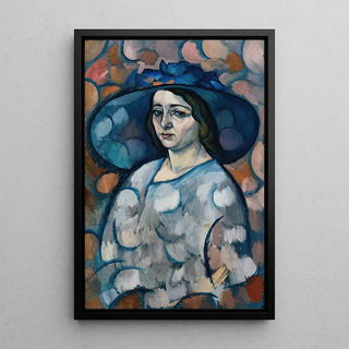 Vladimir BaranovRossin - Lady In A Blue Hat.webp