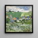 Widok z Auvers - Vincent van Gogh — oprawiony obraz na ścianie