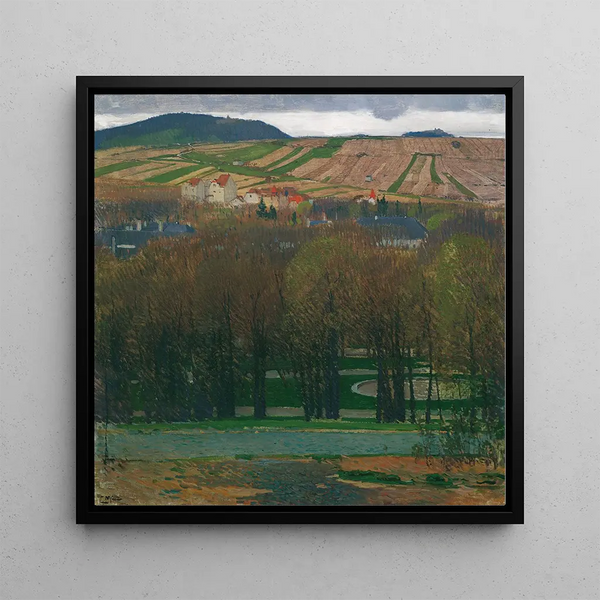 Vue de Heiligenstadt sur le Nuberg - Carl Moll