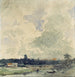 Widok na Neuss - Andreas Achenbach — widok dzieła